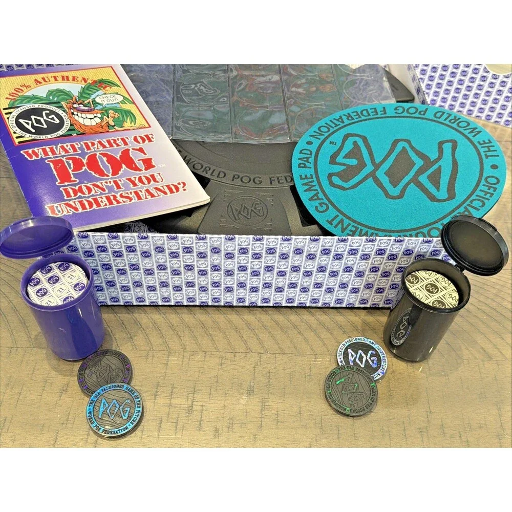 Vintage POG The Game World POG Federation Milton Bradley Boxed Set 1994 millenia